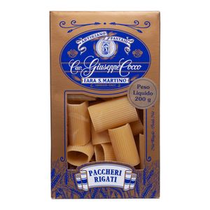Macarrão Paccheri Rigati Giuseppe Cocco 200g