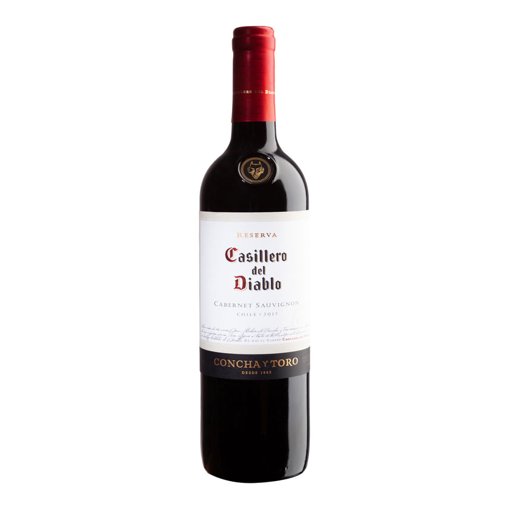 Vinho Casillero Del Diablo Tinto Seco Chile Cabernet Sauvignon 750ml