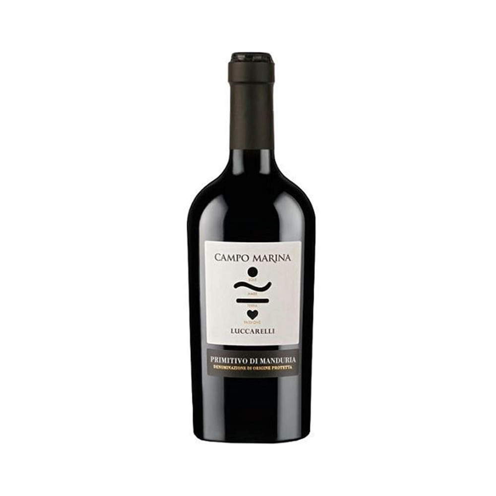 Vinho Luccarelli Tinto Seco Itália Campo Marina Primitivo 750ml