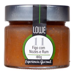 Geleia Lowe Figo Com Nozes Rum 180g