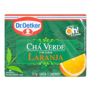 Chá Verde Com Laranja Dr Oetker 25,5g
