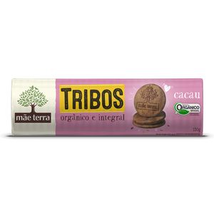 Biscoito Orgânico Tribos Cacau Terra Mãe 130g