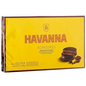 Alfajor de Chocolate 6 Unidades Havanna 330g