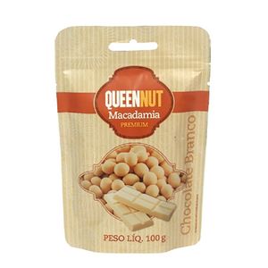 Macadâmia Coberta de Chocolate Branco QueenNut 100g