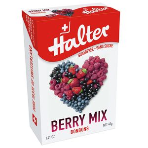 Bala Halter Sem Açúcar Frutas Vermelhas 40g