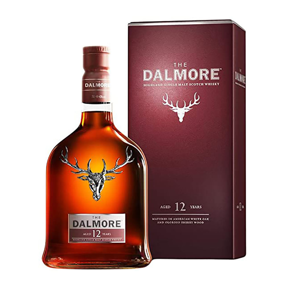 Whiskey 12 Years Dalmore 700ml - Casa Santa Luzia