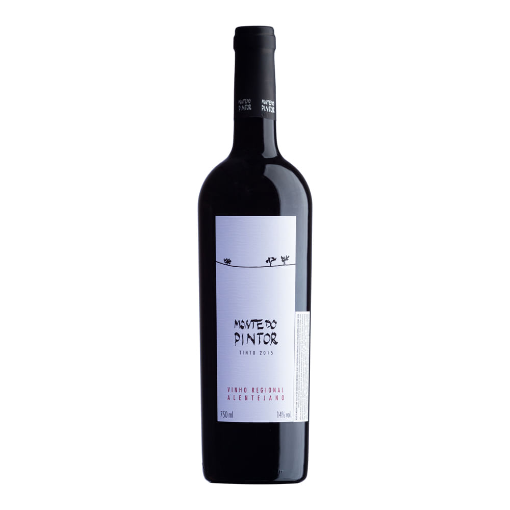 Vinho Monte do Pintor Tinto Seco Portugal Aragonez, Tinta Miuda, Trincadeira 750ml