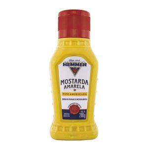 Mostarda Amarela Tipo Americana Hemmer 200g