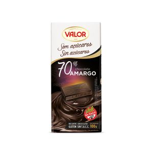 Chocolate Sem Açúcar 70% Cacau Valor 100g