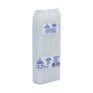 Vela Brilho nº 7 - 8 Unidades Kosher