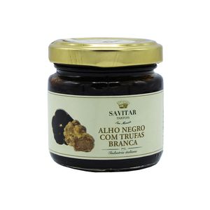 Alho Negro Com Trufas Brancas Savitar 100g