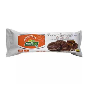 Biscoito Funcional de Mel com Cobertura de Chocolate Natural Life 140g