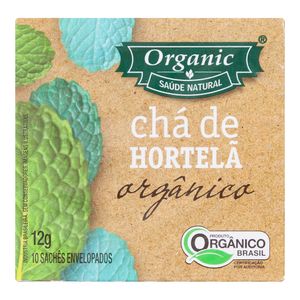 Chá Orgânico Hortelã 12g
