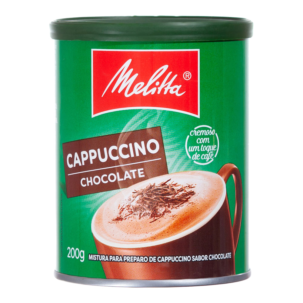 Cappuccino Mellita Sabor Chocolate 200g - Casa Santa Luzia