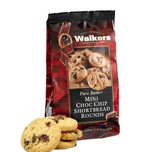 Biscoito Mini Chocolate Chip Rounds Walkers 125g