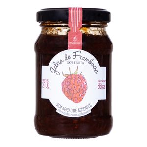 Geleia de Framboesa Sem Açúcar 100% Fruta Myberries 210g