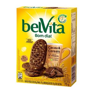 Biscoito Sabor Cacau e Cereais BelVita 75g