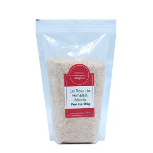 Sal Rosa do Himalaia Moído Casa Santa Luzia 500g