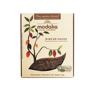 Nibs de Cacau Orgânico Modaka 100g