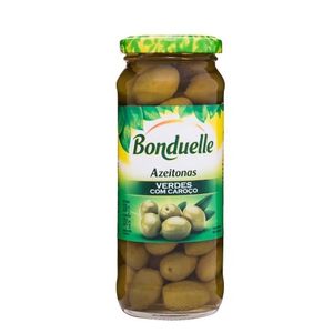 Azeitona Verde Com Caroço  Bonduelle 320g/170g