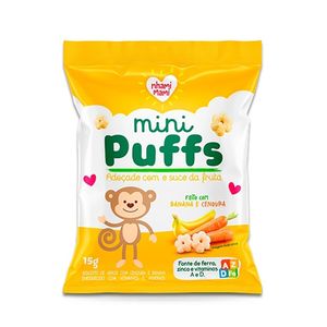 Biscoito de Arroz de Banana e Cenoura Sem Glúten Nhami Mami 15g