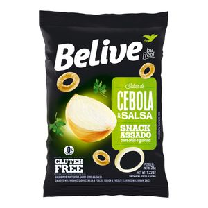 Snacks Belive Sem Glúten Cebola E Salsa 35g