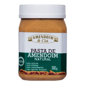 Creme de Amendoim Natural Amendoim & Cía 390g