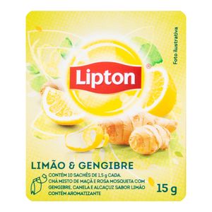 Chá de Limão e Gengibre Lipton 15g
