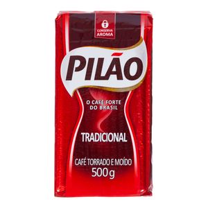 Café Torrado e Moído Tradicional Pilão 500g