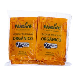 Kit Açúcar Mascavo Orgânico Native 20X4g