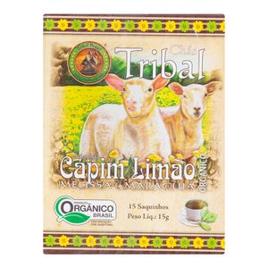 Chá Orgânico de Capim Limão Melissa e Maracujá Tribal 15g