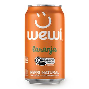 Refrigerante Orgânico Laranja Wewi 350ml