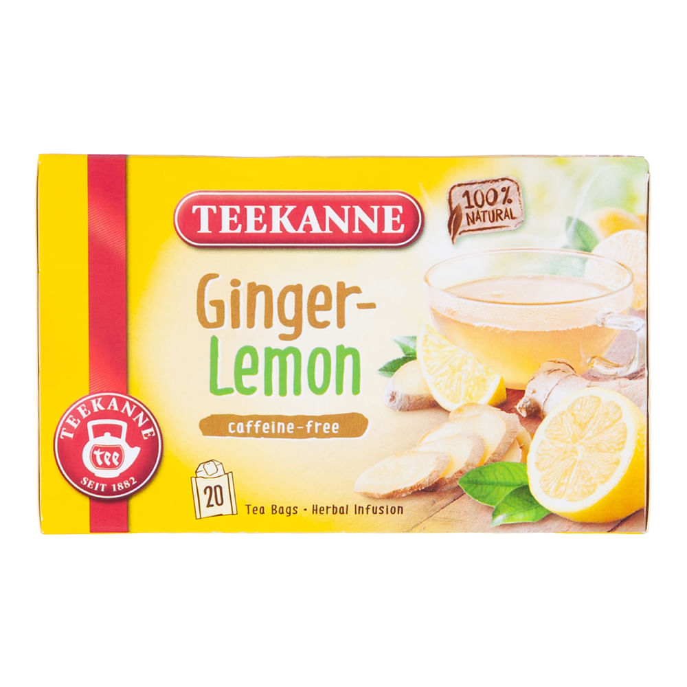 Chá Ginger Lemon Teekanne 20 Sachês - Casa Santa Luzia