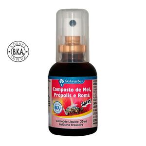 Composto de Mel Própolis e Romã Spray Schraiber 35ml