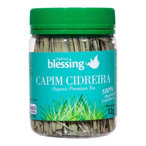 Chá Orgânico de Capim Cidreira Blessing 12g