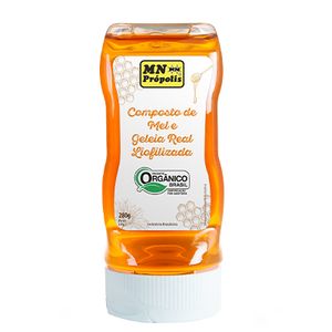 Mel Orgânico Composto de Mel e Geleia Real Liofilizada 280g