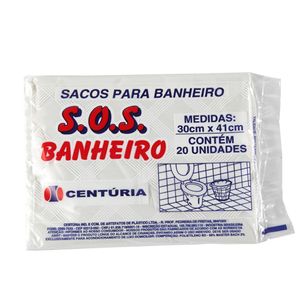 Sacos de Lixo para Banheiro SOS 20 Unidades