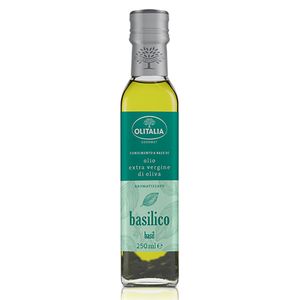 Condimento de Azeite de Oliva Sabor Manjericão Olitalia 250ml