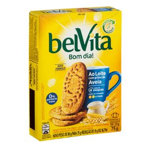 Biscoito ao Leite com Graõs de Aveia BelVita 75g