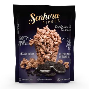 Pipoca Senhora Pipoca Cookies And Cream Com Oreo 100g