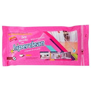 Lenços Umedecidos Aromas de Paris Multiuso Hiperclean 12 Unidades