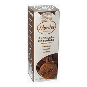 Biscoito Sem Glúten Recheado Chocolate Marilis 100g