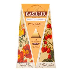Chá Preto de Ceylon Framboesa e Rosa Mosqueta Basilur 30g