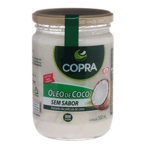 Óleo de coco sem sabor Copra 500ml