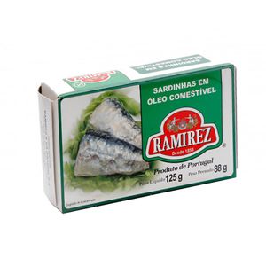 Sardinhas em Óleo Comestível Ramirez 125g