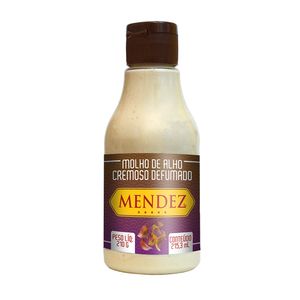 Molho de Alho Cremoso Defumado Mendez 215ml