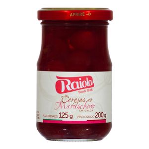 Cereja em Calda ao Maraschino Raiola 200g