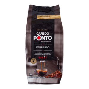 Café em Grãos Do Ponto Espresso Torrado Em 1Kg