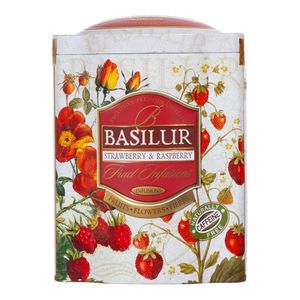 Chá de Frutas Morango e Framboesa Basilur 100g