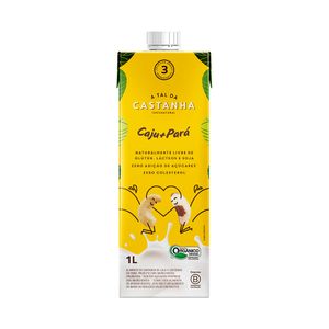 Bebida de Castanhas de Caju e do Pará Sem Lactose A Tal da Castanha 1L